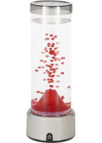Eglo LED Tischleuchte "VOLCANO", rot (transparent), 1, &Oslash; 12,4cm H: 33cm, 1 Stk., Leuchten, LED Lavalampe Volcano, Vulkanlampe mit RGB-Farbwechsel, LED Tischleuchte