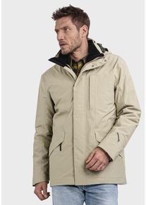 Sch&ouml;ffel Doppeljacke SCH&Ouml;FFEL "3in1 Parka Style Borkol MNS", Herren, Gr. 50, braun (4725, braun), Aussenjacke Oberstoff: Aussenseite: 100% Polyester. (Membran: Polyurethan). Futter: 100% Polyester. Futter Mittleres R&uuml;ckenteil: 100% Polyester Innenjacke Oberstoff: 100% Polyester. Futter: 100% Polyester. Wattierung: 100% Polyester, regular fit, hoch geschlossener Ausschnitt, Jacken Doppeljacke
