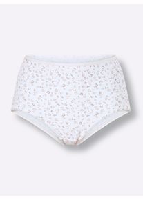Damen Hipster in ecru-bedruckt + ecru ,Gr&ouml;&szlig;e 44/46, Witt, 82% Polyamid, 18% Elasthan