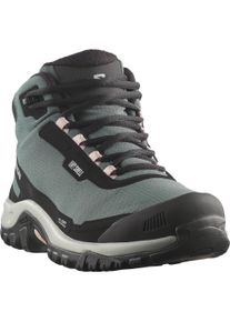 Winterstiefel Salomon "SHELTER WP W", Damen, Gr. 39, gr&uuml;n (urban chic, schwarz, shadow gray), Synthetik, Textil, Schuhe Winterstiefel, wasserdicht