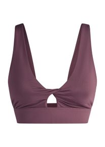 Sport-BH FABLETICS "Fabletics BH OASIS TWIST SPORTS", Damen, Gr. S, lila (oxblood), Sportlich, BHs Sport-BH, mit Schl&uuml;ssellochausschnitt