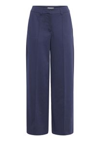 Stoffhose Ichi "Damen Freizeithose IHKATE", Damen, Gr. XL, N-Gr, blau (maritime blau), Obermaterial: 74% Polyester PES. 22% Viskose CV. 4% Elasthan EL., Hosen Stoffhose