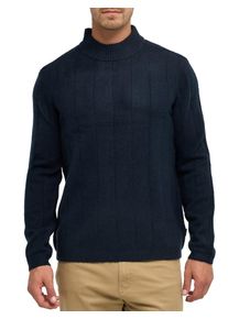 Rollkragenpullover INDICODE "INCrowport", Herren, Gr. XL, blau (sky captain), Pullover Rollkragenpullover, Materialmix, regular fit