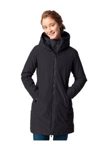 3-in-1-Funktionsparka Vaude "WOMEN'S ANNECY 3IN1 COAT III", Damen, Gr. 44, schwarz (schwarz, schwarz), Obermaterial: 100% Polyester. Futter: 100% Polyamid. Wattierung: 80% Daunen, 20% Federn, hoch geschlossener Ausschnitt, abgesteppt mit Rei&szlig;verschluss, Jacken 3-in-1-Funktionsparka, mit Daunen- und Federf&uuml;llung, wasserdicht und winddicht