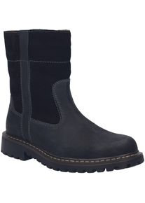 Stiefel Josef Seibel "Chance, schwarz", Herren, Gr. 48, schwarz, Schuhe Stiefel