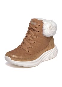 Winterstiefel Skechers "BOUNDER PRO", M&auml;dchen, Gr. 32, Warmfutter, bunt (braun), Textil, Schuhe Winterstiefel, Winterboots, Schn&uuml;rboots, Gr&ouml;&szlig;enschablone zum Download