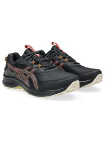 Trailrunningschuh asics "GEL-VENTURE 10 WP", Damen, Gr. 38, schwarz (schwarz, braun stone), Synthetik, Schuhe Trailrunningschuh, f&uuml;r mehr Grip