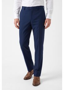MAN'S WORLD Anzughose MAN'S WORLD "Baukastenhose", Herren, Gr. 48, N + U Gr, marine, Web, Obermaterial: 100% Polyester. Futter: 65% Polyester, 35% Baumwolle, festlich, regular fit lang, Hosen Anzughose, gerade Beinform, im Regular Fit, b&uuml;gelfreies Obermaterial