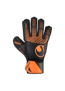 Torwarthandschuhe Uhlsport "Torwarthandschuhe FM ZNE Soft Resist+ Flex Frame", Herren, Gr. 11, schwarz (schwarz, fluo orange), Obermaterial: 81% Gummi rubber. 13% Polyester PES. 6% Nylon NY., Handschuhe Torwarthandschuhe
