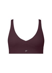 Sport-BH FABLETICS "Fabletics BH PURELUXE LONGLINE LOW IMPACT BRA", Damen, Gr. XS, oxblood, Sportlich, BHs Sport-BH, mit Haken- und &Ouml;senverschluss