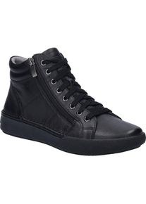 Sneaker Josef Seibel "Claire 11, black-black", Damen, Gr. 38, schwarz (schwarz, schwarz), Schuhe Sneaker