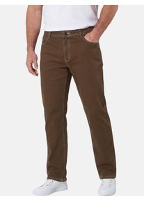 5-Pocket-Hose Jan Vanderstorm "Tiefbundhose OTTAR", Herren, Gr. 66, N-Gr, braun, Hosen 5-Pocket-Hose