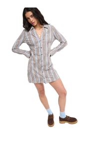 Sommerkleid Roxy "Remember The Time", Damen, Gr. L, beige (chestnut retro stripe), Obermaterial: 98% Baumwolle, 2% Elasthan., Kleider Sommerkleid