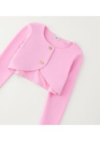 Cardigan IDO "BABY GIRL SWEATER", M&auml;dchen, Gr. 122, pink, Strickjacken Cardigan