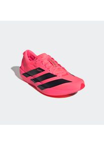 Laufschuh adidas Performance "ADIZERO ADIOS 9", Herren, Gr. 42,5, pink (solar turbo, core schwarz, lucid rot), Synthetik, Textil, Schuhe Laufschuh, niedrig aufgebauter, leichter Schuh