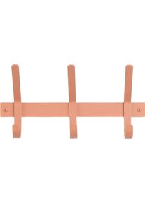 Garderobenhalter SPINDER DESIGN "Dexter", rosa, B:40cm H:21cm T:8,2cm, Metall, Garderobenhalter, Garderobenhalter, Metall, Breite 40 cm