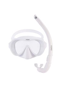 Taucherbrille YEAZ "Schnorchelset OCEAN VIBES", wei&szlig; (wei&szlig; focus), Sportbrillen, Taucherbrille