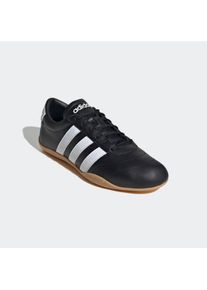 Sneaker adidas Sportswear "GRAND COURT LO", Damen, Gr. 43, schwarz-wei&szlig; (core schwarz, ftwr wei&szlig;, gum 3), Leder, Synthetik, Schuhe Sneaker, Design auf den Spuren des adidas Superstar
