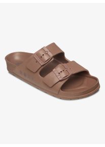 Sandale Roxy "KATTIE", Damen, Gr. 42, braunie, EVA, Synthetik, Schuhe Sandale, Pantolette, Sommerschuh