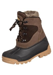 Wanderschuh Meindl "Meindl S&ouml;lden Junior dunkelbraun", Jungen, Gr. 28, Synthetik, Normalschaft, braun, Veloursleder, Schuhe Wanderschuh, Comfort fit mehr Platz im Vorfu&szlig;bereich und festen Halt in der Ferse