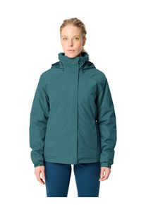 Fahrradjacke Vaude "WOMEN'S ESCAPE BIKE WARM JACKET", Damen, Gr. 44, schwarz fjord g, Web, Obermaterial: 100% Polyester. Futter: 100% Polyamid. Wattierung: 100% Polyester, hoch geschlossener Ausschnitt, eingesetzt eingefasste Kante mit Klettverschluss, Jacken Fahrradjacke, f&uuml;r Radsport und Outdoor-Aktivit&auml;ten, mit Rei&szlig;verschlusstaschen