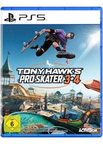 Activision Blizzard Spielesoftware "Tony Hawk's Pro Skater 3+4", transparent (wei&szlig;, neutral), PlayStation 5, Spielesoftware, Spielesoftware