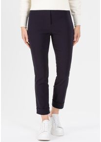 3/4-Hose Stehmann "Igor", Damen, Gr. 50, N-Gr, blau (marine), Web, Obermaterial: 72% Viskose, 25% Polyamid, 3% Elasthan, unifarben, figurbetont 3/4-L&auml;nge, Hosen 3/4-Hose, in Gr&ouml;&szlig;en 32 bis 52, aus Viskose mit Stretch