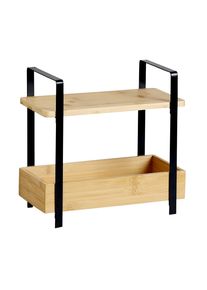 K&uuml;chenregal KESPER "Aufbewahrungsregal, Bambus, FSC", braun (natur), B:30cm H:30cm T:14cm, Bambus, Regale, K&uuml;chenregal
