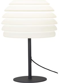 Au&szlig;en-Stehlampe "Tischlampe Rhodos", wei&szlig;, B:37cm H:51,5cm L:37cm T:37cm &Oslash;:37cm, PARFORCE TRADITIONAL HUNTING, Leuchten, Au&szlig;en-Stehlampe, E27-Fassung f&uuml;r frei w&auml;hlbares Leuchtmittel, max 40W, 3m Kabel, IP65