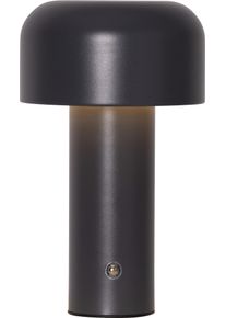 LED Tischleuchte "Tischlampe Bobby", grau, 1, &Oslash; 12,5cm H: 21,5cm, 1 Stk., Parforce Traditional Hunting, Leuchten, Akku-Tischleuchte, 3 Lichtfarben, Touch-Dimmer am Fu&szlig;, USB-C-Ladekabel, LED Tischleuchte