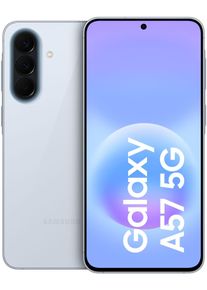 Samsung Smartphone "Galaxy A57 5G EE 256GB", Energieeffizienz: A, wei&szlig; (awesome icyblau), 128 GB, Mobiltelefone, Smartphone