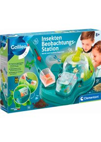 Experimentierkasten CLEMENTONI "Galileo Lab, Insekten Beobachtungs-Station", blau (wei&szlig;, neutral), Experimentierk&auml;sten, Kinder, Experimentierkasten