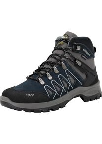Wanderschuh Grisport "Schn&uuml;rstiefel", Herren, Gr. 47, blau (marineblau, schwarz), Obermaterial: 50% Rindsleder Leather cow. 50% Lammleder LEL., Schuhe Wanderschuh