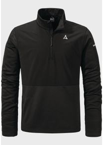 Sch&ouml;ffel Radtrikot SCH&Ouml;FFEL "Bike Jersey Style Salza MNS", Herren, Gr. 52, schwarz (9990, schwarz), Oberstoff : 96% Polyester 4% Elasthan, Trikots Radtrikot