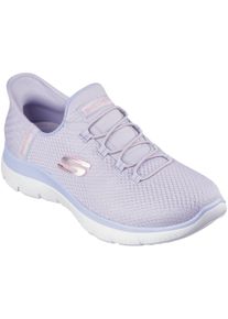 Wanderschuh Skechers "Slip-ins", Kinder, Gr. 39,5, lila (violett), Obermaterial: 100% Synthetik synthetic., Schuhe Wanderschuh