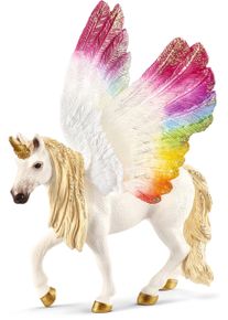 Spielfigur Schleich "BAYALA, Gefl&uuml;geltes Regenbogeneinhorn (70576)", bunt, Spielfiguren, Kinder, Kunststoff, Spielfigur