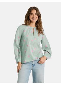 LIEBLINGSST&Uuml;CK Klassische Bluse LIEBLINGSST&Uuml;CK "RymL", Damen, Gr. 36, gr&uuml;n (518, garden gr&uuml;n), Obermaterial: 100% Baumwolle, Obermaterial: 100% Baumwolle CO., Rundhals, Blusen Klassische Bluse