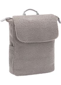 Wickelrucksack FILLIKID "Teddy", Baby, Gr. B/H/T: 34cm x 46cm x 15cm, grau (stone grau), Polyester, Polyurethane, Rucks&auml;cke Wickelrucksack, inkl. Wickeltunterlage