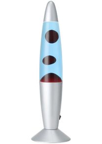 Eglo LED Tischleuchte "LAVA", blau (silberfarben, blau, rot), 1, &Oslash; 10,8cm H: 42cm, 1 Stk., Leuchten, LED Lavalampe Lava, Deko Lampe Wassers&auml;ule, Retro Lavaleuchte, LED Tischleuchte