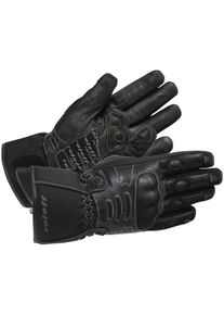 Motorradhandschuhe Roleff "RO 83" Gr. XL, schwarz, Handschuhe, XL, Obermaterial: 90% Rindsleder, 10% Nylon. Innenfutter: 100% Polyester, Motorradhandschuhe, winddicht, wasserdicht