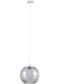 KAYOOM H&auml;ngeleuchte "Saturn in Grau, ohne Leuchtmittel, LxBxH: 26 x 26 x 26 cm", silber (grau), H: 26cm, 1 Stk., Leuchten, H&auml;ngeleuchte