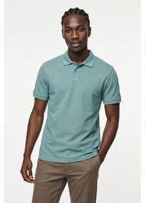 Only & Sons Poloshirt ONLY & SONS "ONSBEN REG SS POLO SHIRT NOOS", Herren, Gr. M, gr&uuml;n (trellis), Jersey, Obermaterial: 100% Baumwolle, unifarben, regular fit normal, ohne Ausschnitt, Shirts Poloshirt, Baumwolle, regular fit