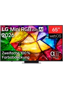 LG Mini-LED-Fernseher "65MRGB87B9B", Energieeffizienz: D, bunt (schwarz), 65 &Prime;, Fernseher, Mini-LED-Fernseher