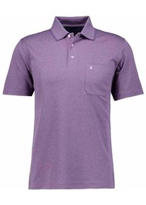 Poloshirt Ragman, Herren, Gr. 58, flieder, 442, Piqu&eacute;, 64% Baumwolle 36% Polyester, regular fit, ohne Ausschnitt, Shirts Poloshirt