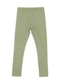 Leggings Minymo "Leggings MILeggings", M&auml;dchen, Gr. 110, N-Gr, gr&uuml;n (reseda), Obermaterial: 95% Baumwolle CO. 5% Elasthan EL., Hosen Leggings