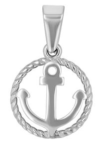 Ankeranh&auml;nger Akzent "Niara, langlebig", silber (silberfarbig), Schmuckanh&auml;nger, Damen, Edelstahl, Ankeranh&auml;nger