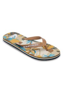 Sandale Quiksilver "Molokai Art", Herren, Gr. 12(45), bunt (bone wei&szlig; interact floral), Obermaterial: 100% Synthetik, Futter: 100% Synthetik, Laufsohle: 100% Schwammgummi., Schuhe Sandale