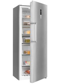 EXQUISIT Gefrierschrank "GS380-NF-H-050D", Energieeffizienz: D, silber (silberfarben), B:71cm H:185,5cm T:71cm, Gefrierschr&auml;nke, T&uuml;ranschlag wechselbar, Gefrierschrank