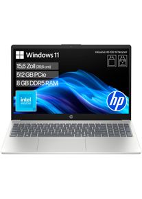 HP Notebook "15-fd0022ng", silber (natursilber), 8 GB RAM 512 GB SSD, N-Reihe, Windows 11 Home, Notebooks, Notebook