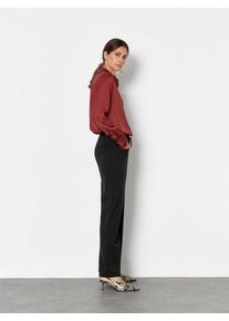 Stoffhose Toni "Sue Wide", Damen, Gr. 18, K-Gr, schwarz, Web, Obermaterial: 48% Polyamid, 42% Viskose, 10% Elasthan, unifarben, lang, Hosen Stoffhose, mit Gummizug und Stretch